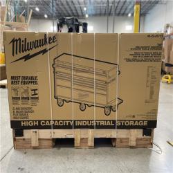 DALLAS LOCATION - AS-IS MILWAUKEE High Capacity 72 in. W x 22.1 in. D 18-Drawer Mobile Workbench Cabinet with Solid Wood Top