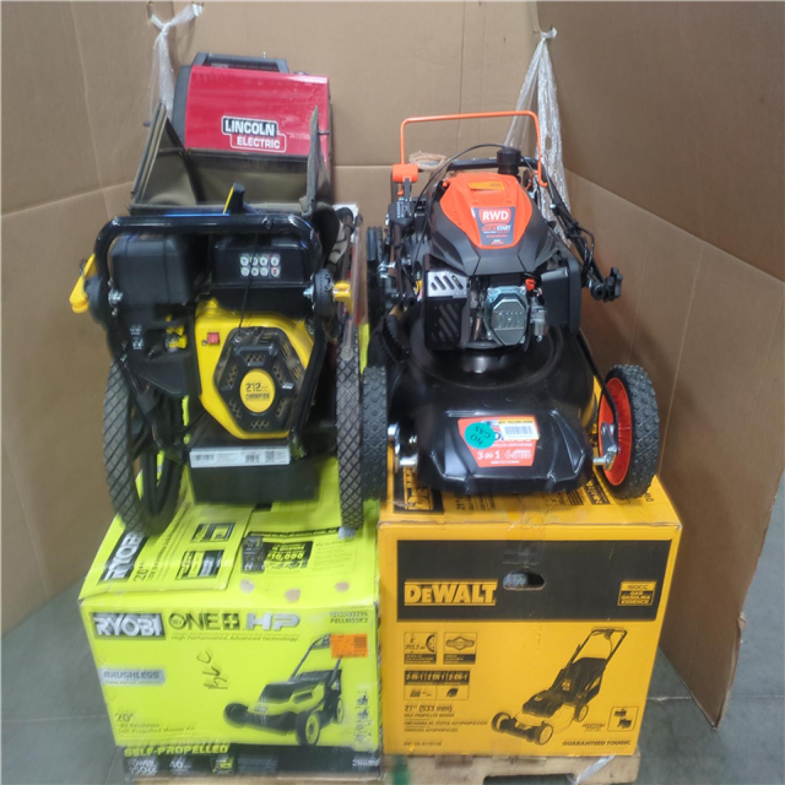 California AS-IS OUTDOOR POWER EQUIPMENT