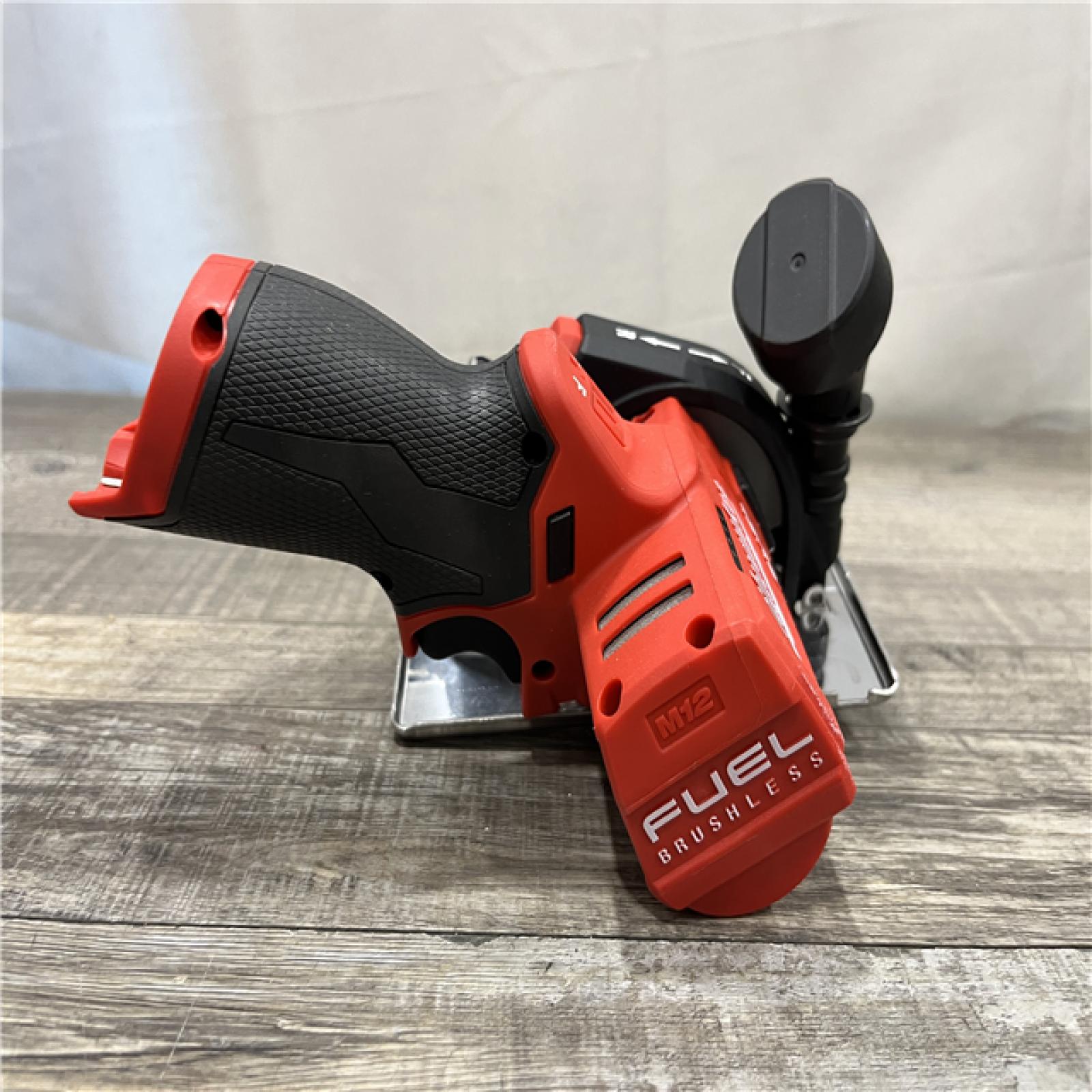 AS-IS Milwaukee FUEL 12V Lithium-Ion Brushless Cordless 3 in. Cut Off Saw (Tool-Only)