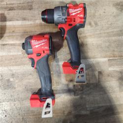 HOUSTON LOCATION - AS-IS Milwaukee 18V Lithium-Ion Brushless Cordless Hammer Drill and Impact Driver Combo Kit