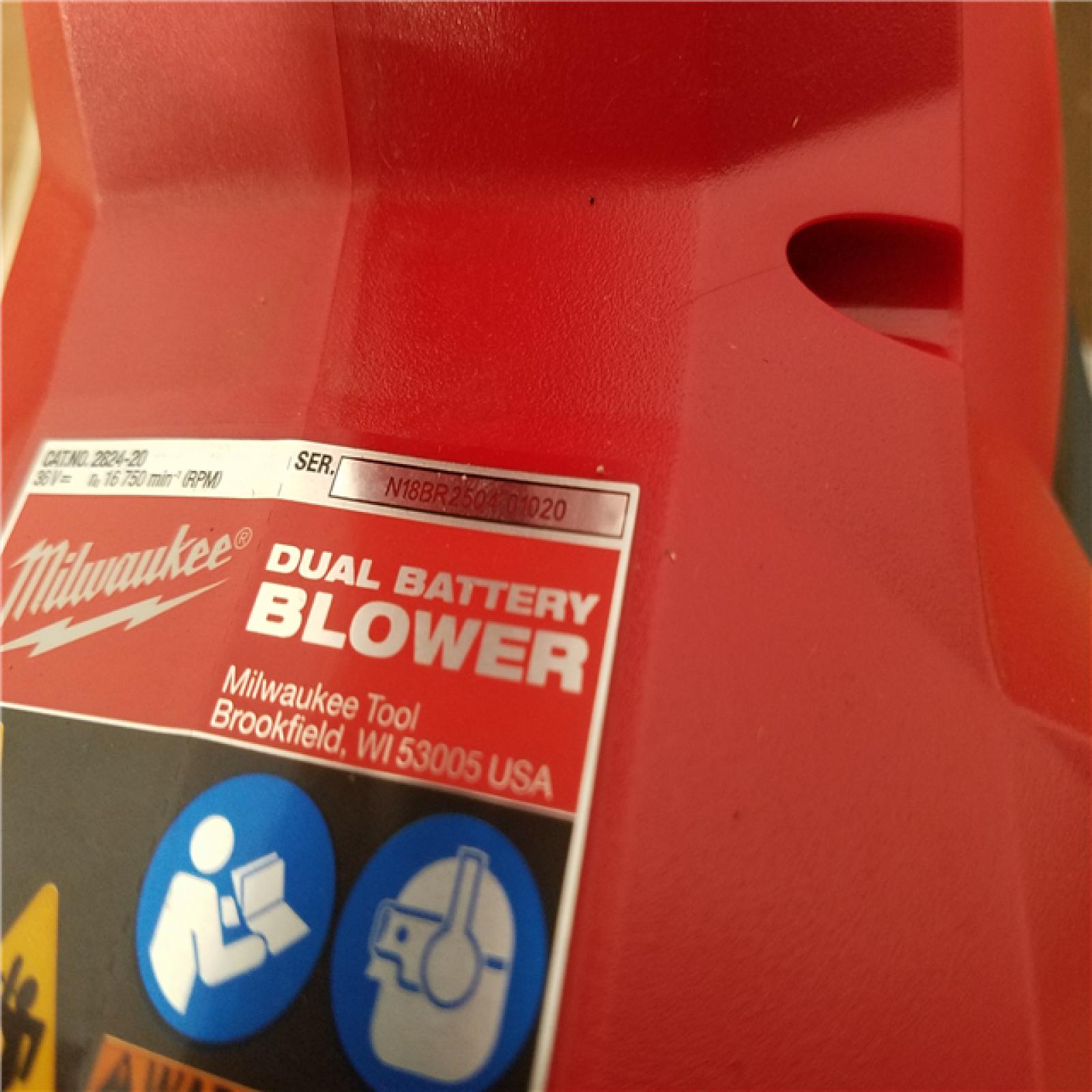 Californa AS-IS Milwaukee Dual Battery Blower (Tool Only)