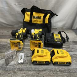 AS-IS DEWALT ATOMIC 20-Volt MAX Lithium-Ion Cordless Combo Kit