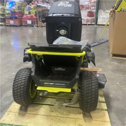 Dallas Location - As-Is RYOBI R1 80V HP Brushless Lithium Battery Cordless Electric 30 in. Riding Lawn Mower with 14 Ah Battery and Charger