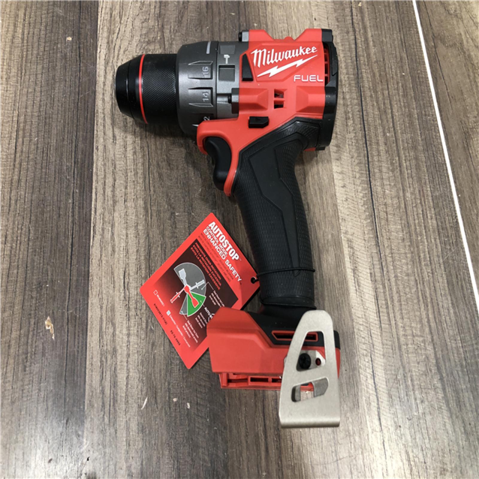 AS-IS Milwaukee  FUEL 18V Lithium-Ion Brushless Cordless 1/2 in. Hammer Drill/Driver (Tool-Only)