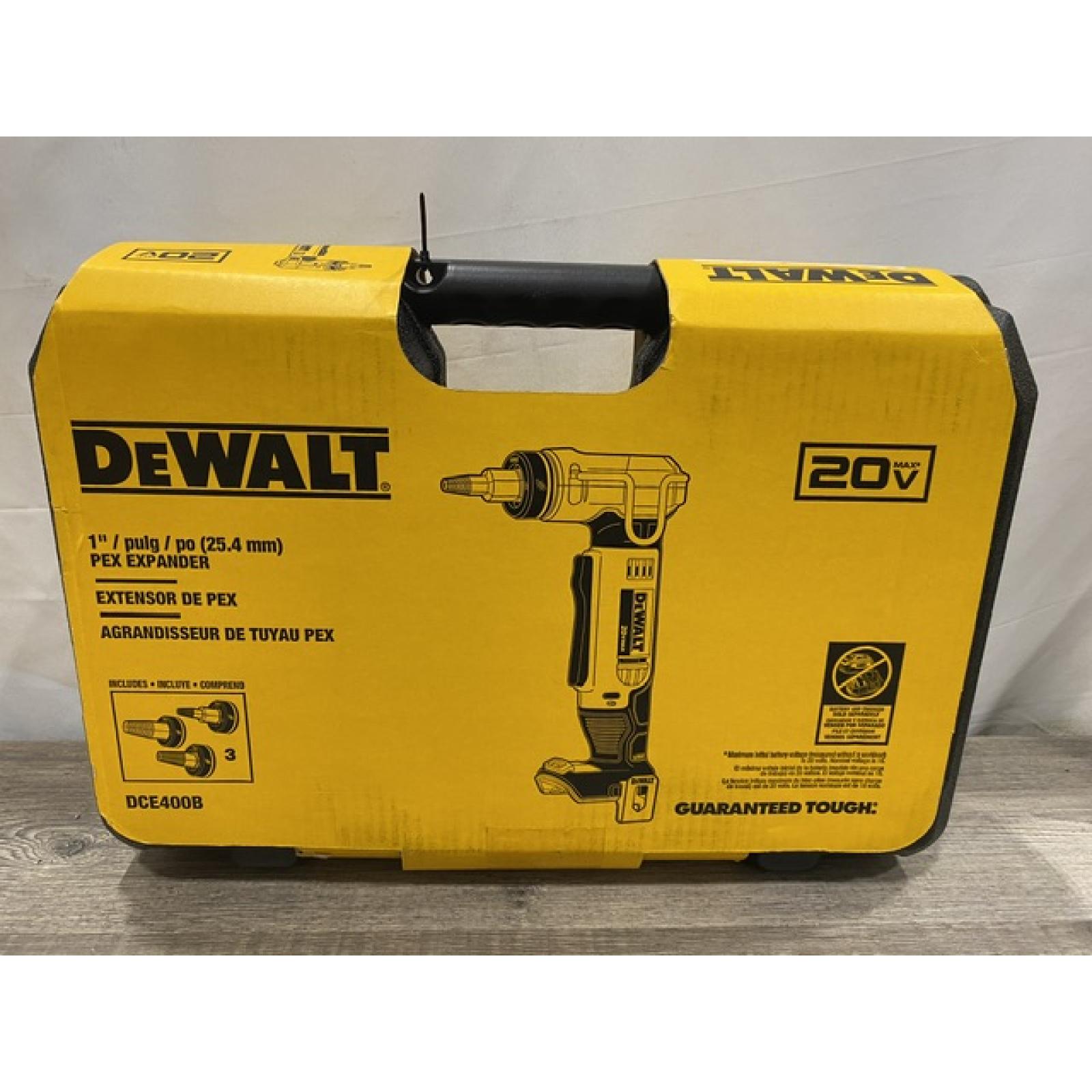 NEW - DEWALT 20V MAX Cordless 1 in. PEX Expansion Tool Kit