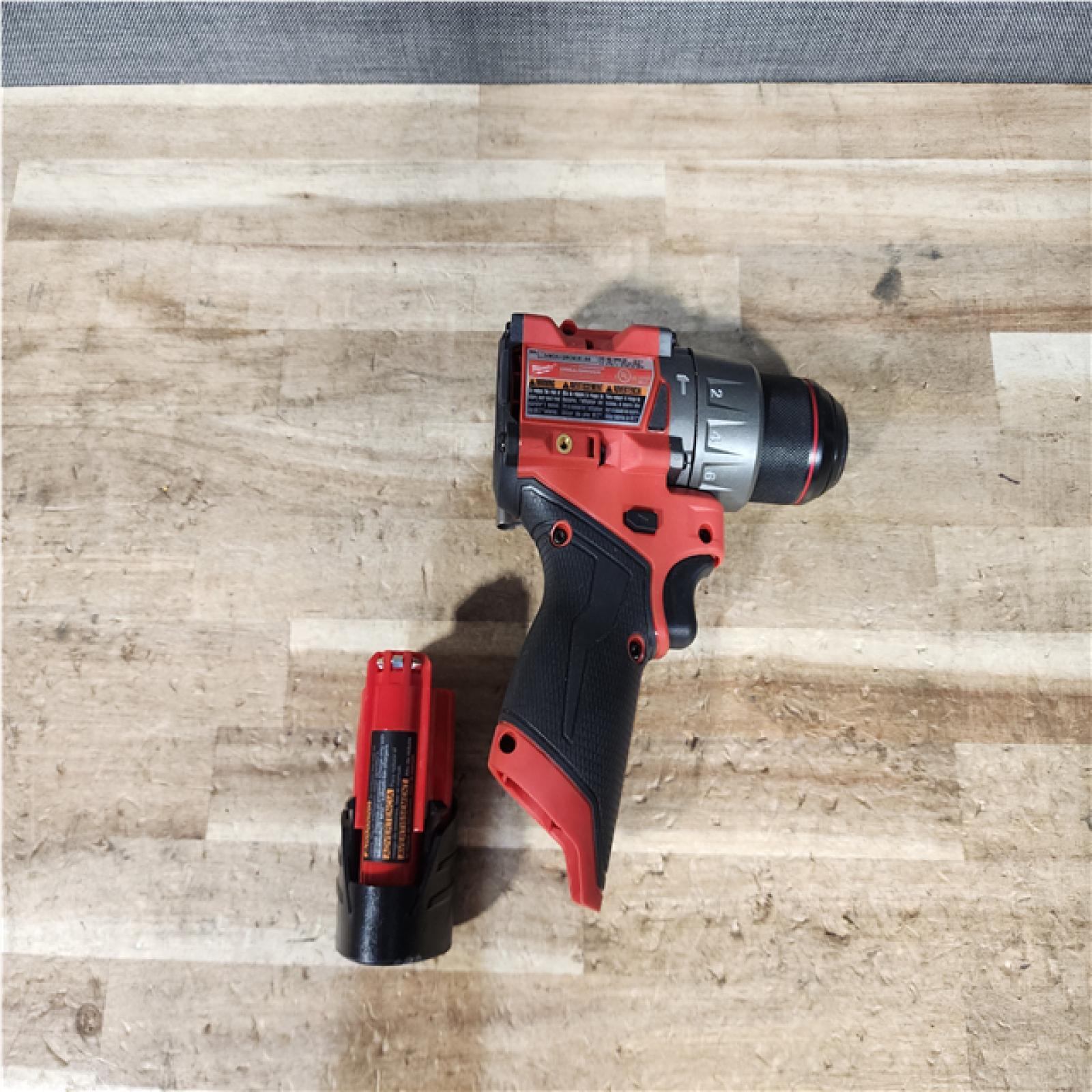 Houston Location AS-IS Milwaukee FUEL Drill and Battery