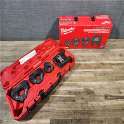 HOUSTON LOCATION - AS-IS MILWAUKEE 1/2 in. - 1 in. IPS-P Pivoting Press Ring Kit for M12 FORCE LOGIC Press Tool