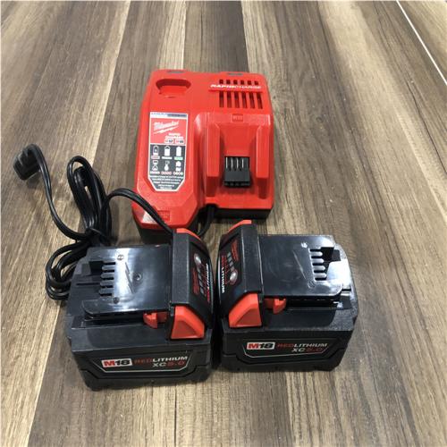 AS-IS Milwaukee 18-Volt Lithium-Ion XC Starter Kit with (2) 5.0Ah Batteries and Charger
