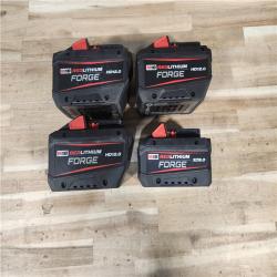 HOUSTON LOCATION - AS-IS MILWAUKEE FORGE BATTERY PACK QTY - 4