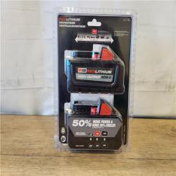 NEW- Milwaukee Electric Tools Mlw48-11-1862 M18 Redlithium High Output Xc 6.0 Battery - Pack of 2