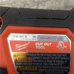 AS-IS Milwaukee 18V Lithium-Ion Cordless Drywall Cut Out Rotary Tool (Tool-Only)