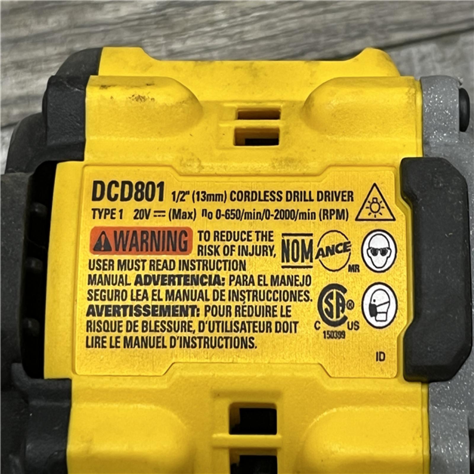 AS-IS DEWALT 20V MAX XR Brushless Cordless 1/2 in. Drill/Driver (Tool Only)