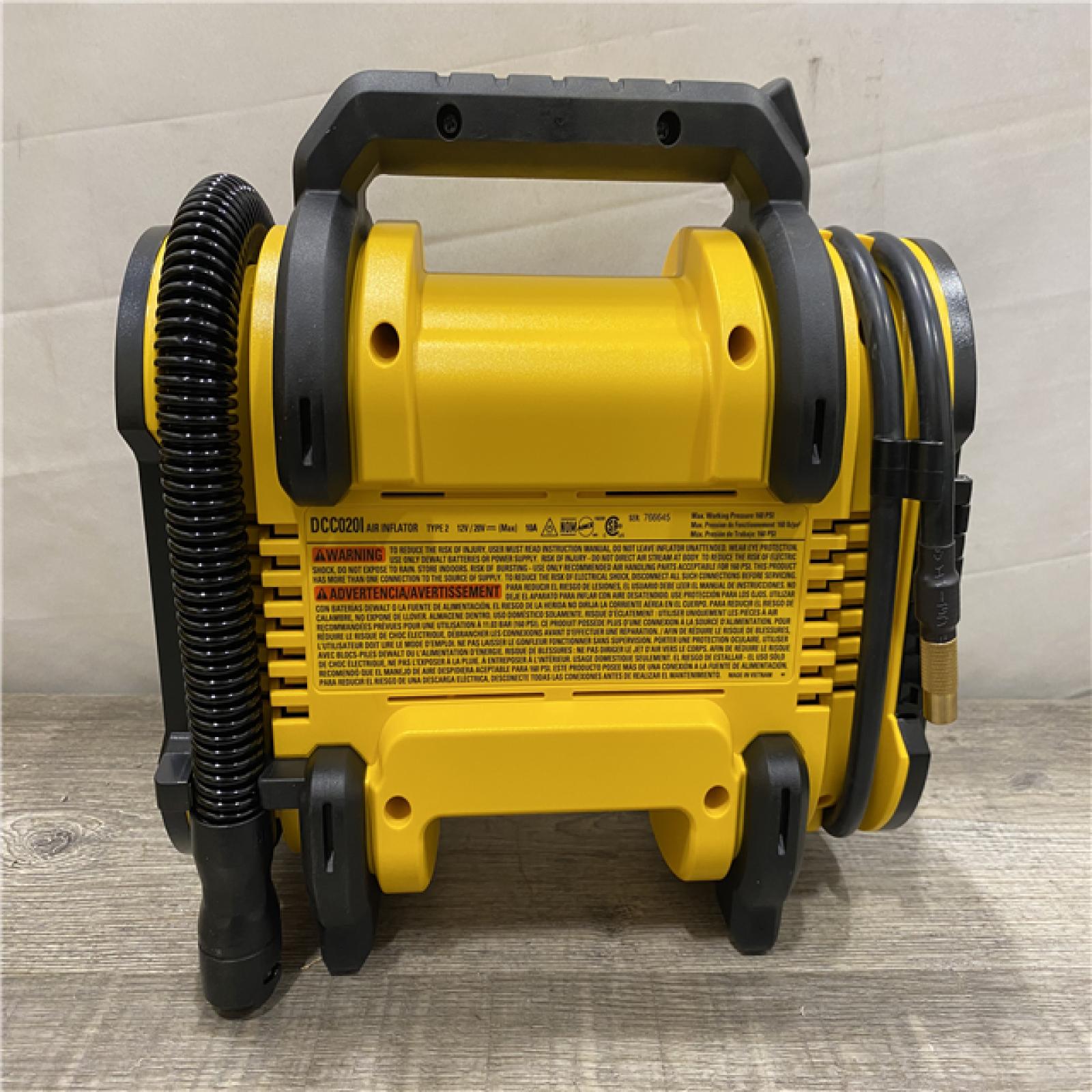 AS-IS DEWALT 20V MAX Cordless Electric Portable Inflator (Tool Only)