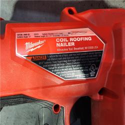 HOUSTON LOCATION - AS-IS M18 FUEL 18-Volt Lithium-Ion Brushless Cordless Coil Roofing Nailer (Tool Only)