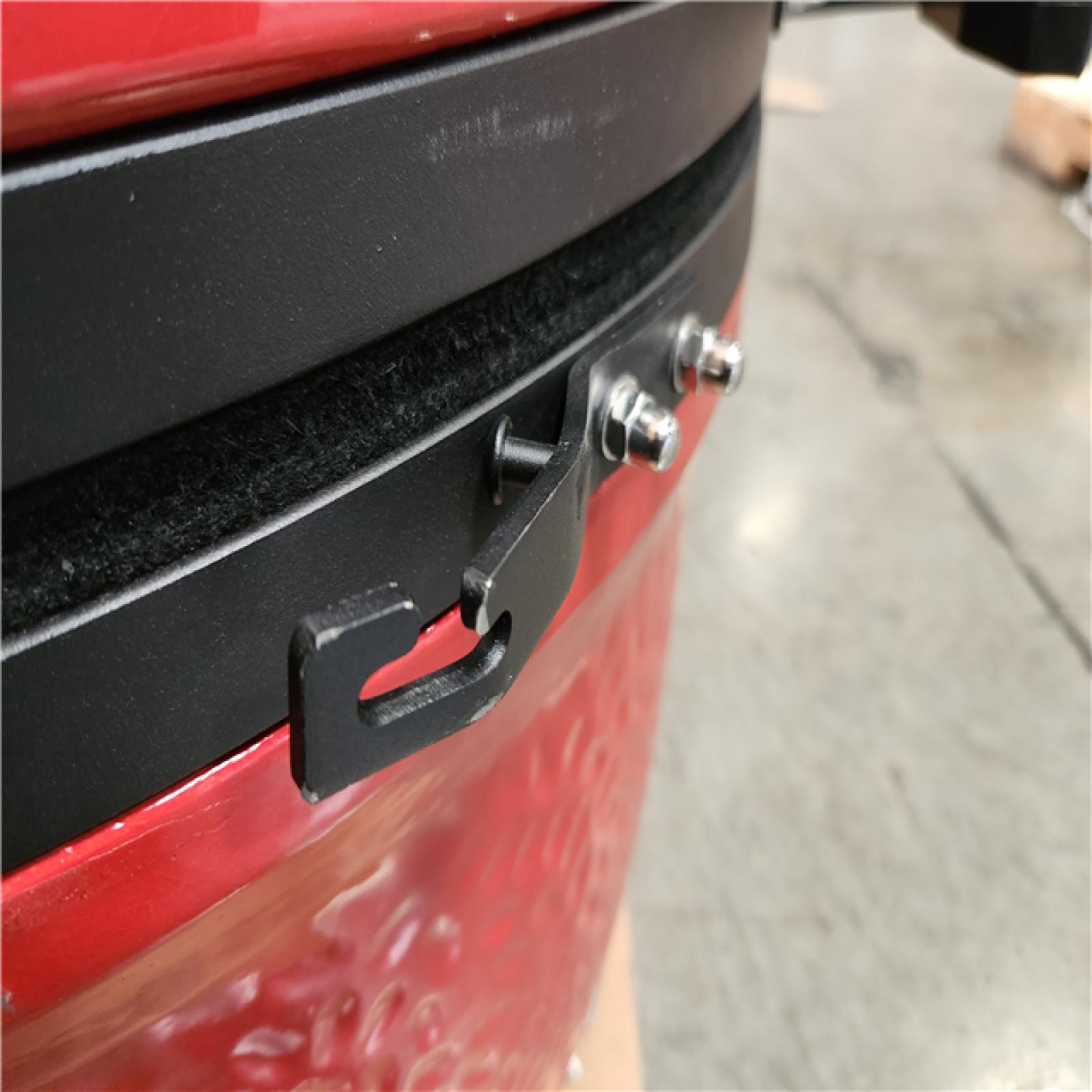 Phoenix Location AS-IS Kalamera 18 in. Kamado Ceramic Charcoal Grill in Red (Grill Only)