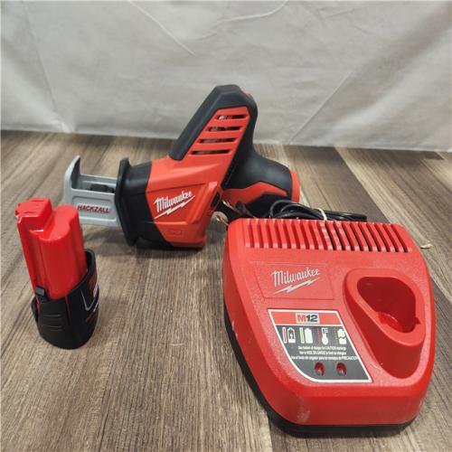 AS-IS- Milwaukee 12V 1.5Ah Cordless Straight Handle Reciprocating Saw Kit