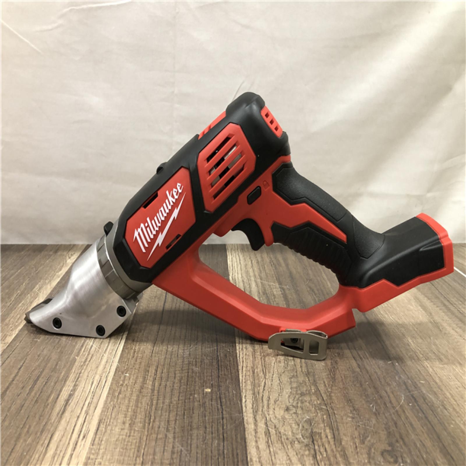 AS-IS Milwaukee 18-Volt Lithium-Ion Cordless 18-Gauge Double Cut Metal Shear (Tool-Only)