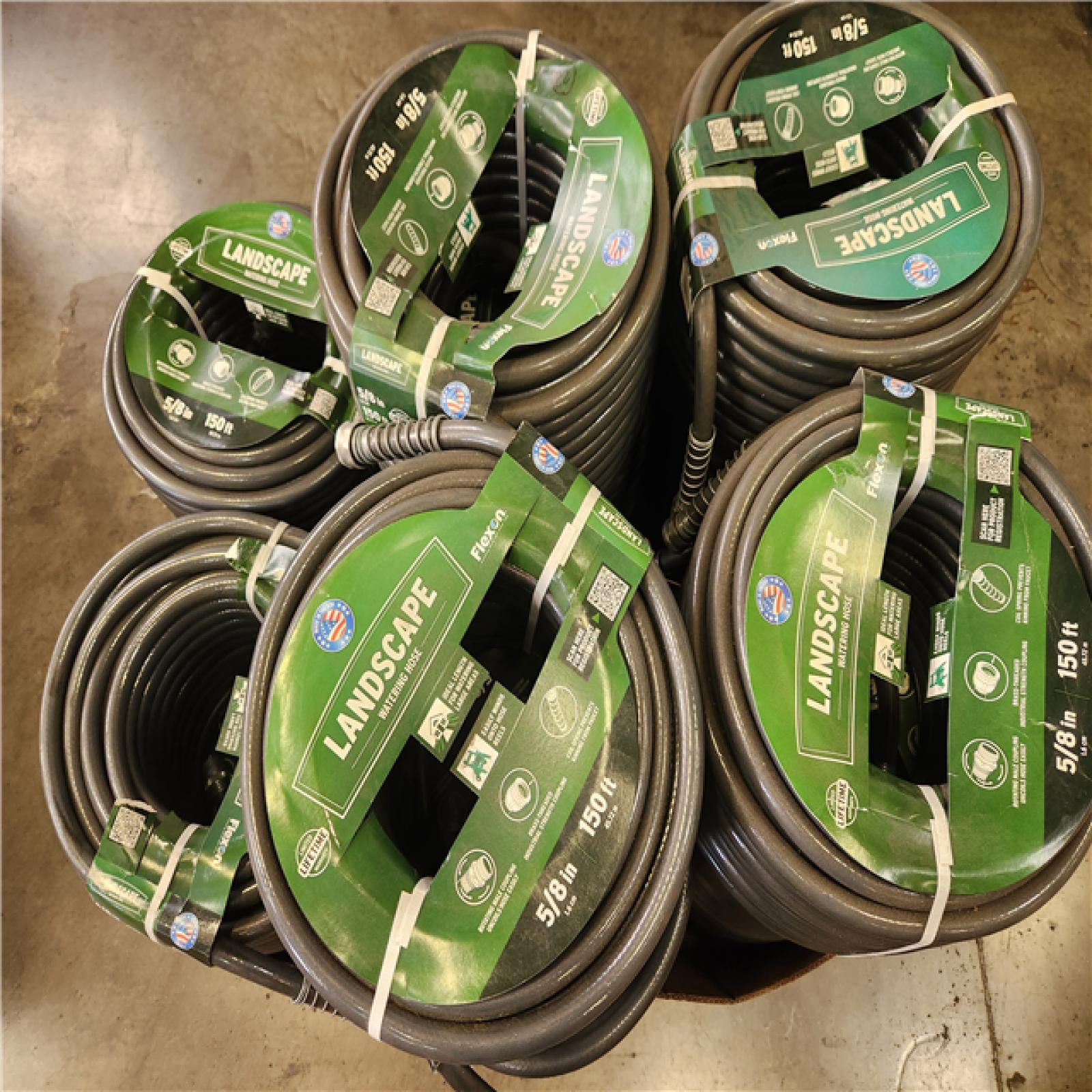 Phoenix NEW Flexon 5/8 in. Dia x 150 ft. Supreme Duty Water Hose Pallet (22-Hoses)
