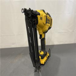 AS-IS - DeWalt 20V MAX XR 16-Gauge Electric Cordless Angled Finishing Nailer Kit