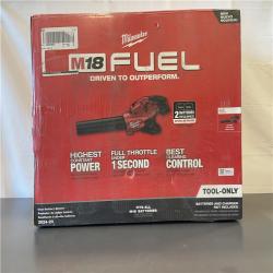 NEW! - Milwaukee M18 FUEL Dual Battery 145 Mph 600 CFM 18 V Battery Handheld Blower Tool Only