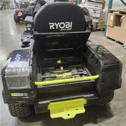 Dallas Location - As-Is RYOBI 80V HP Brushless 42 in. Battery Riding Mower (2) 80V Batteries  and Charger
