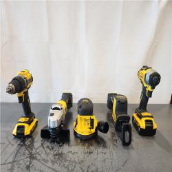 DEWALT 20V Lithium-Ion Cordless 5-Tool Combo Kit with 5.0 Ah and 2.0 Ah Batteries  Charger and Tough System 2.0 Rolling Toolbox