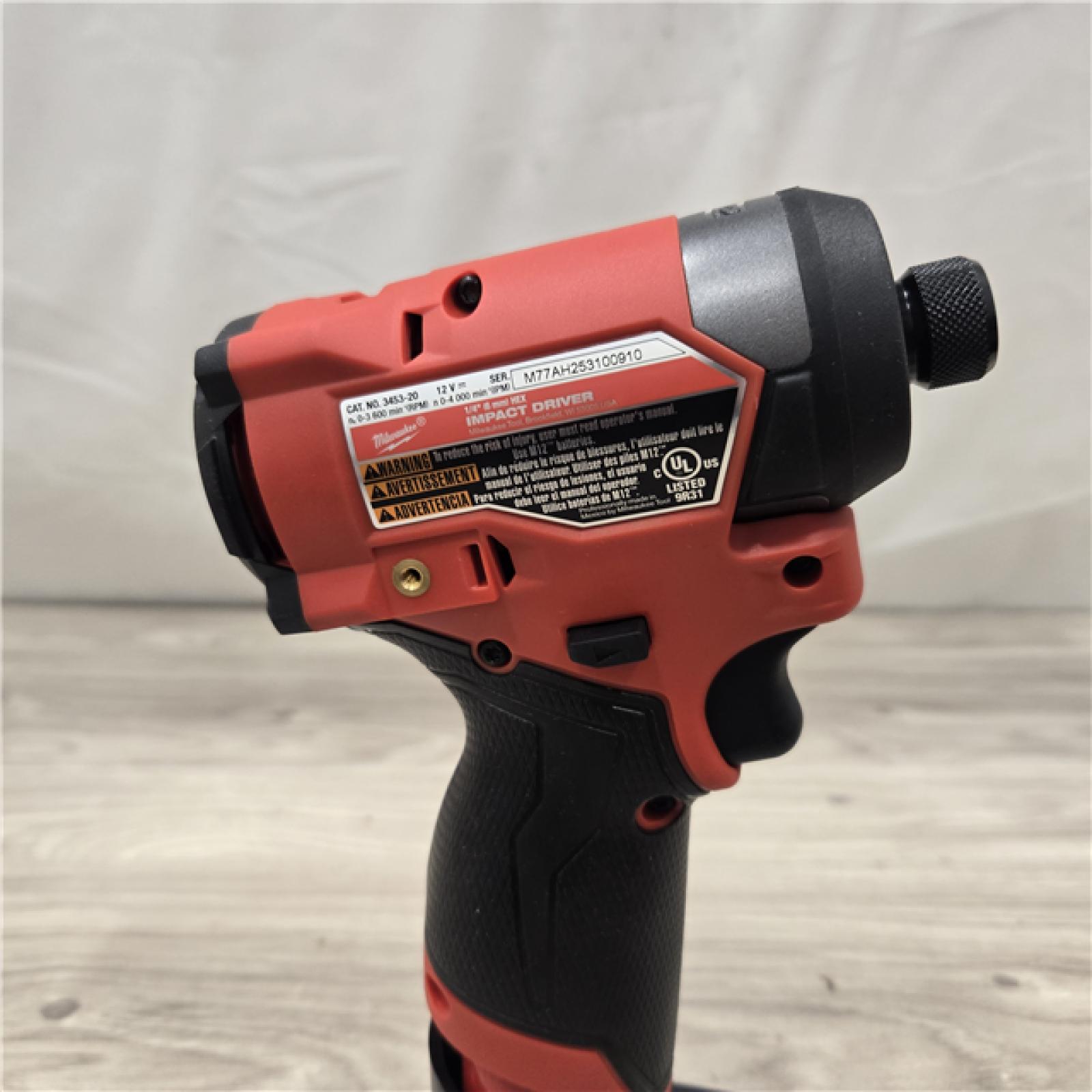 AS-IS Milwaukee 3497-22 12V Hammer Drill and Impact Driver Combo Kit