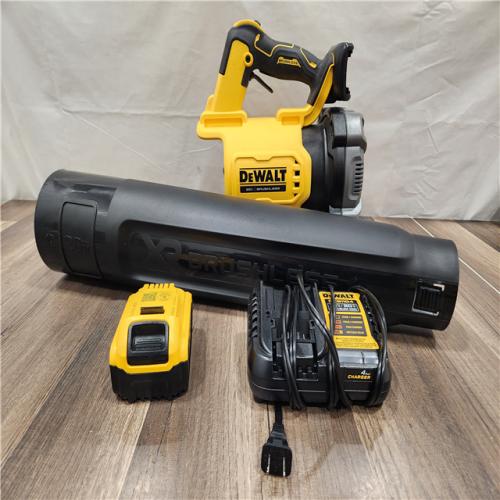 AS-IS- DeWalt Brushless Cordless Battery Powered Handheld Leaf Blower Kit