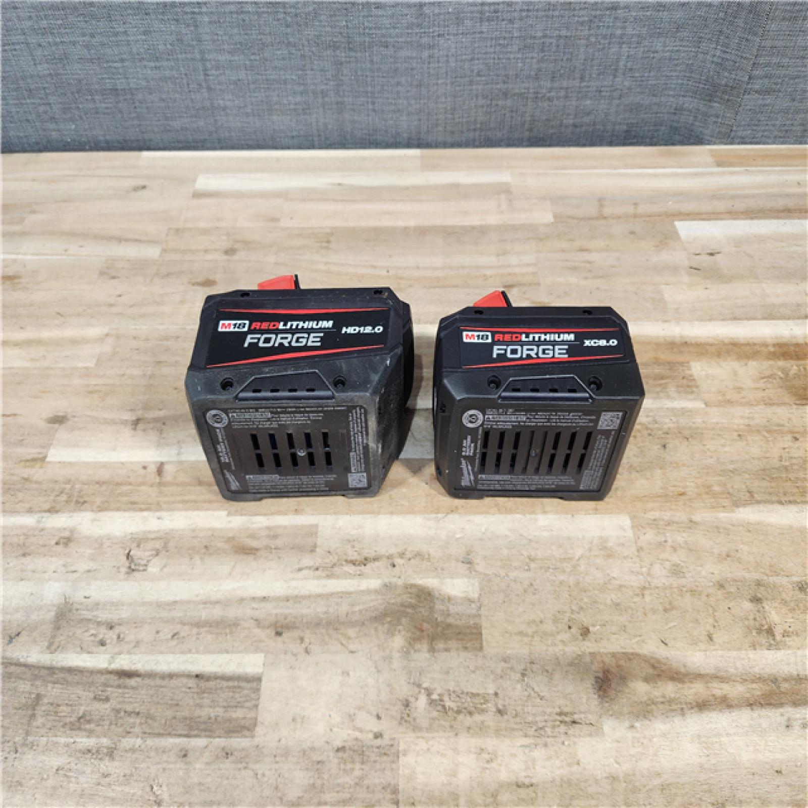 HOUSTON LOCATION - AS-IS MILWAUKEE FORGE BATTERY PACK QTY - 2