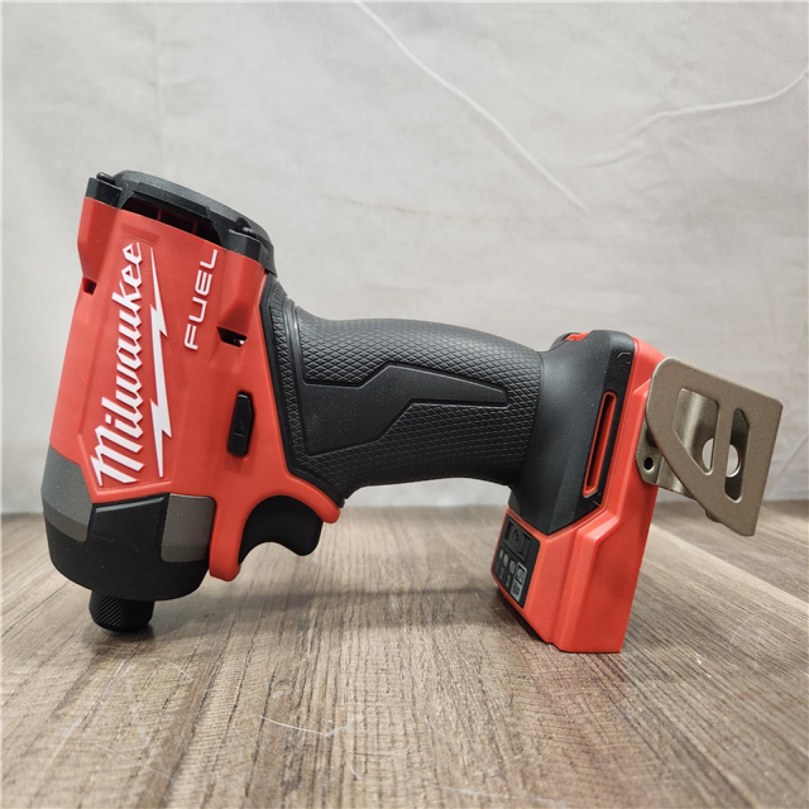 AS-IS- Milwaukee 18V Lithium-Ion Brushless Cordless 1/4 Hex Impact Driver (Tool-Only)
