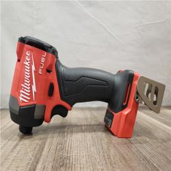 AS-IS- Milwaukee 18V Lithium-Ion Brushless Cordless 1/4 Hex Impact Driver (Tool-Only)