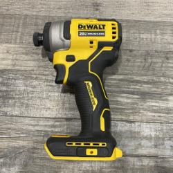 AS-IS DEWALT Atomic 20V Max Lithium-Ion Brushless Cordless Compact 1/4 in. Impact Driver Kit