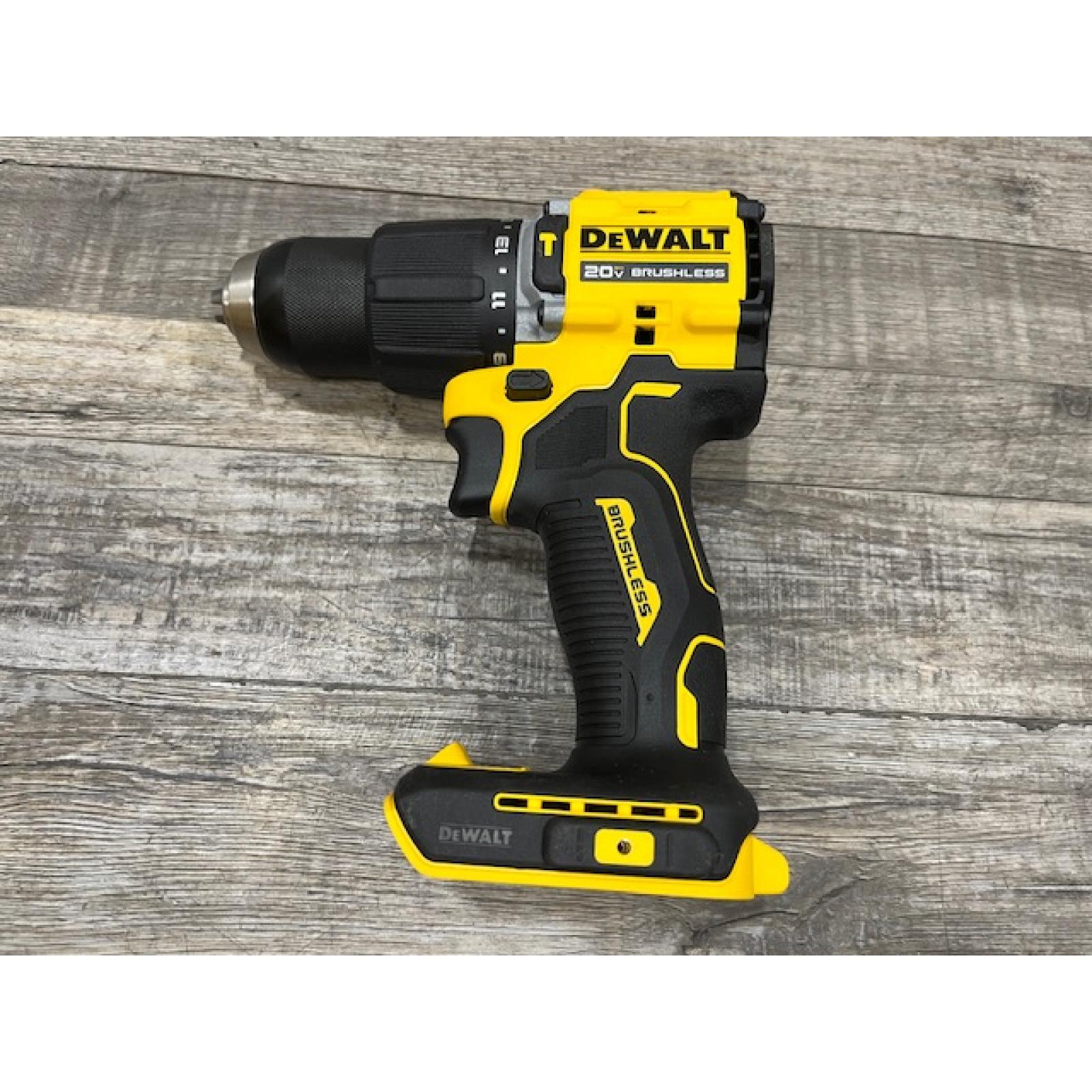 AS-IS DEWALT ATOMIC 20V Lithium-Ion Cordless 1/2 in. Hammer Drill Kit