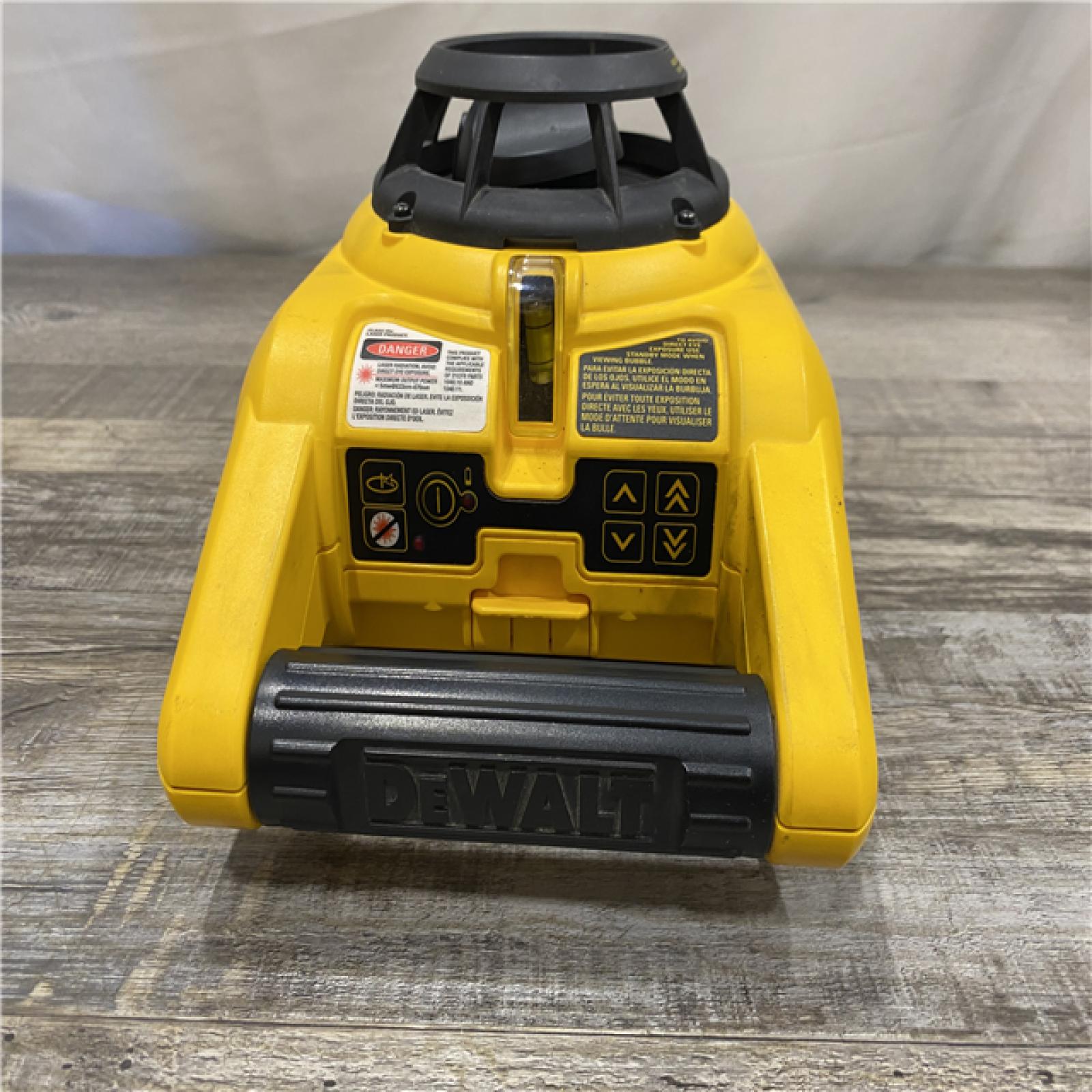 AS-IS DEWALT 150 ft. Red Self-Leveling Rotary Laser Level With Accessories