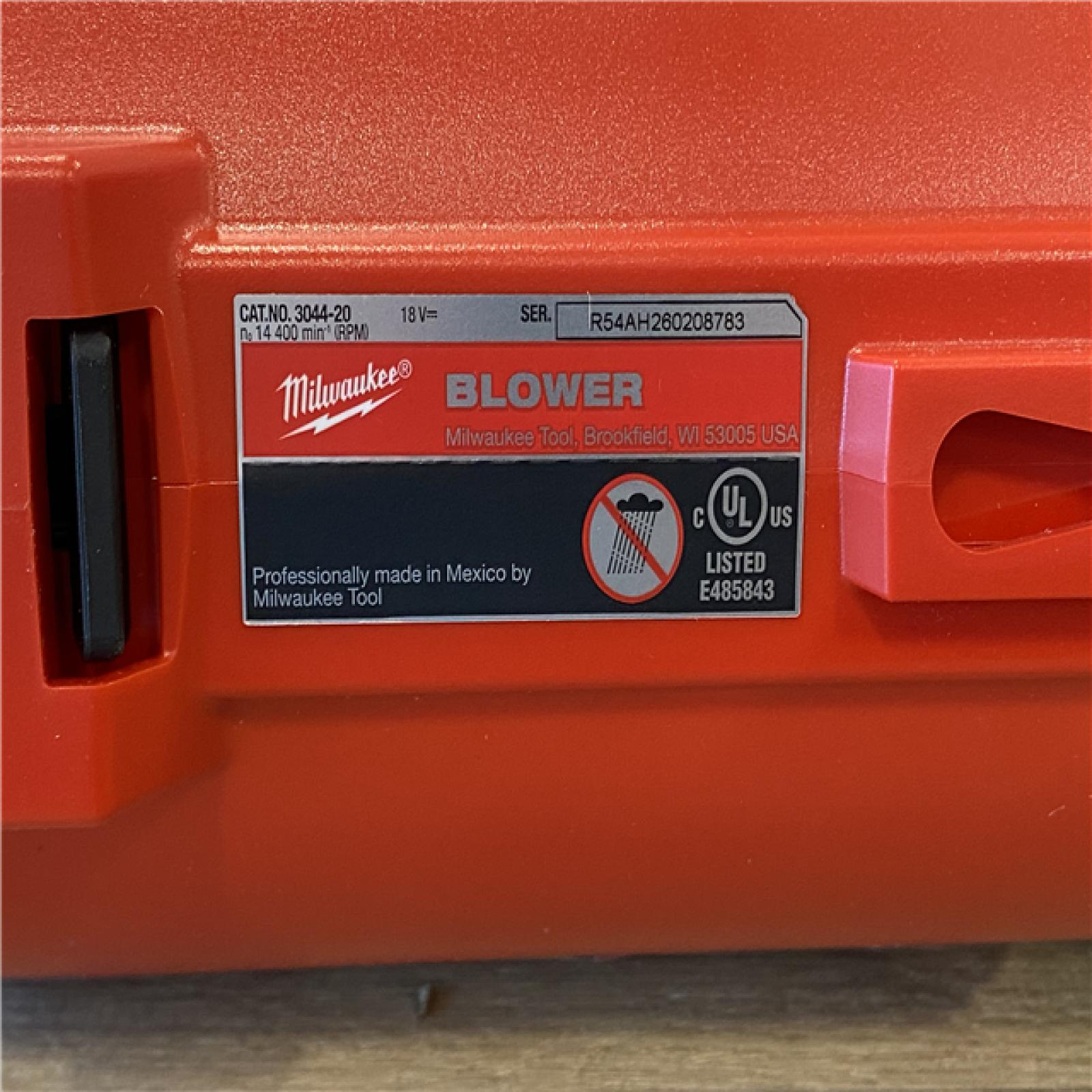 AS-IS Milwaukee Brushless 120 MPH 450 CFM 18V Cordless Handheld Battery Powered Leaf Blower (Tool-Only)