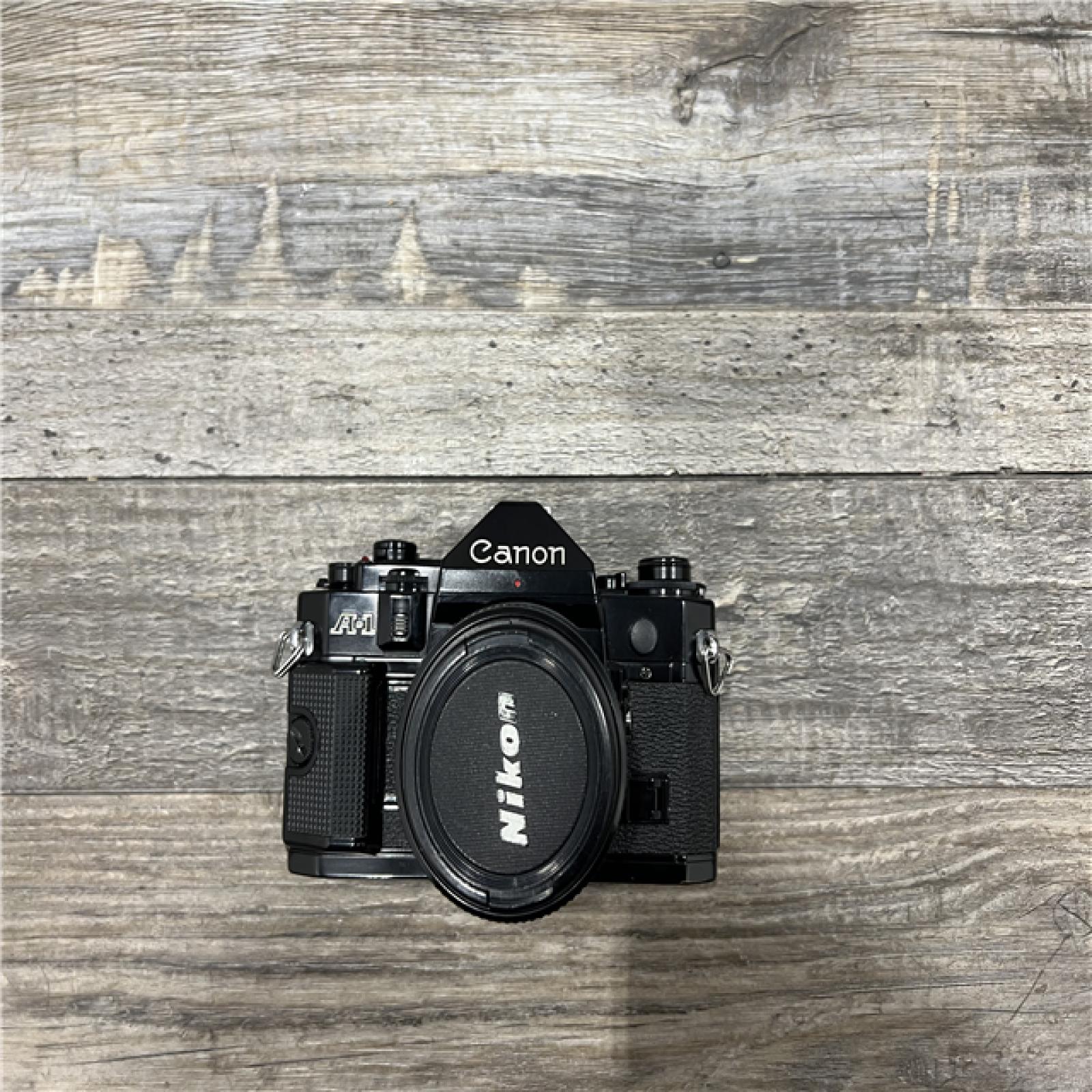 AS-IS Canon A-1 A1 35MM SLR Film Camera with 50mm 1.4 Canon Lens