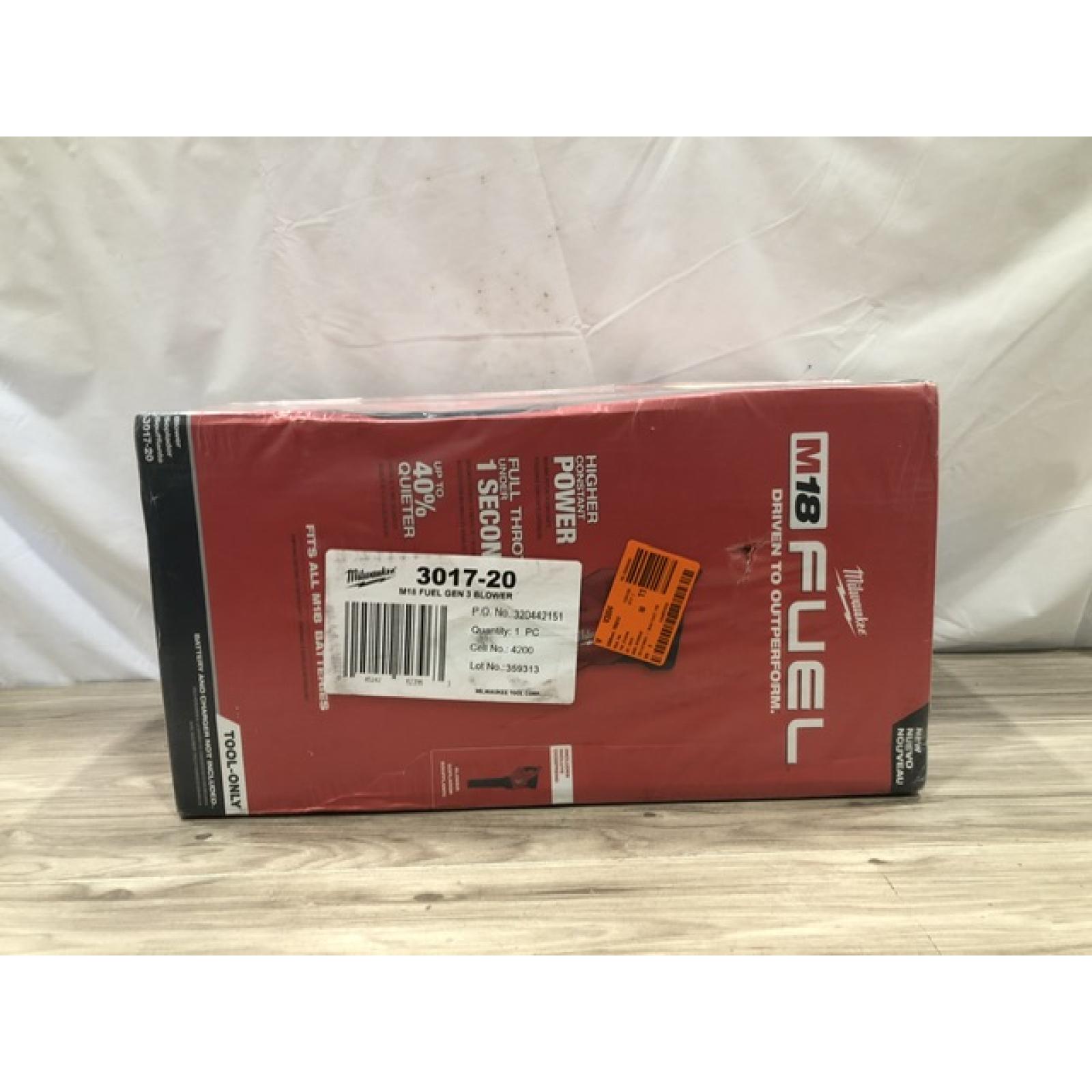 AS-IS Milwaukee M18 FUEL 18V Lithium-Ion Cordless Handheld Blower (Tool-Only)