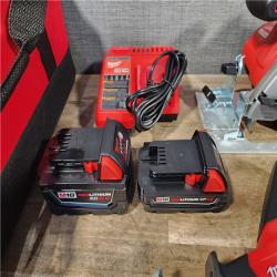 HOUSTON LOCATION - AS-IS Milwaukee M18 18-Volt Lithium-Ion Cordless Combo Tool Kit (5-Tool) with (1) 3.0Ah and (1) 1.5Ah Battery  (1) Charger  (1) Tool Bag