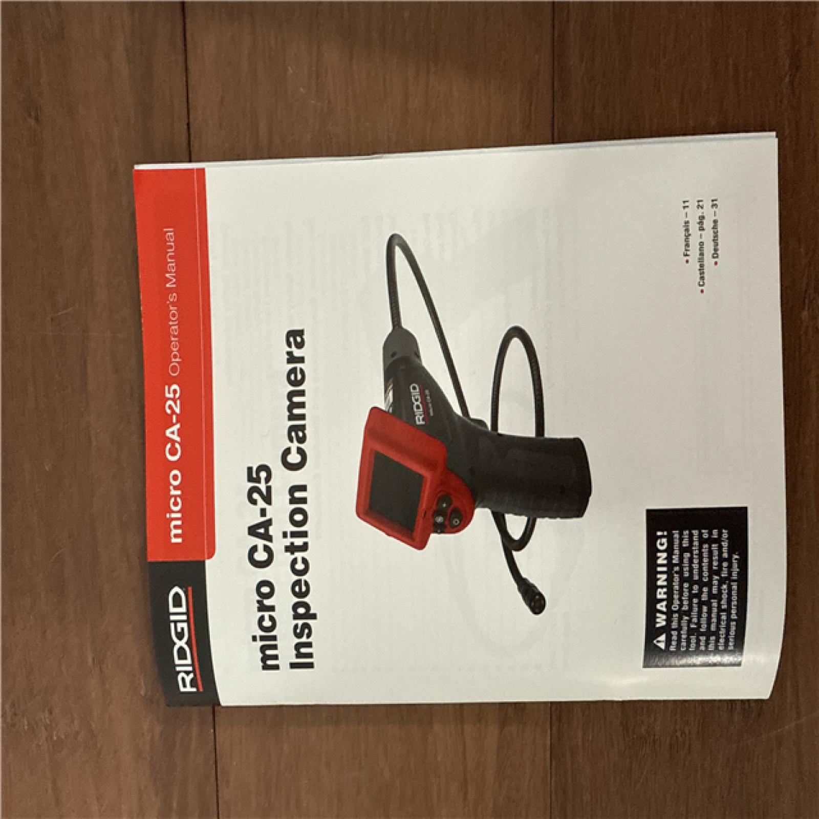 California NEW Ridgid Mico CA-25 Inspection Camera