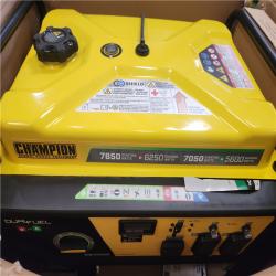 Phoenix NEW  Champion Power Equipment 7850/6250-Watt Recoil Start Gasoline and Propane Powered Dual Fuel Portable Generator with CO Shield