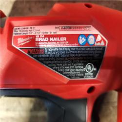 HOUSTON LOCATION - AS-IS Milwaukee FUEL 18-Volt Lithium-Ion Brushless Cordless Gen II 18-Gauge Brad Nailer (Tool-Only)