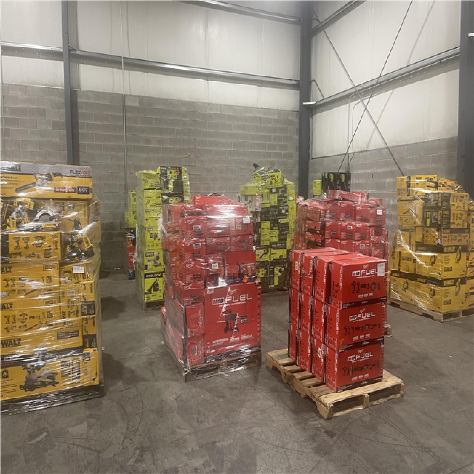 Pittston Location As-Is Power Tools Partial Truckload (13 Pallets) 3061-A