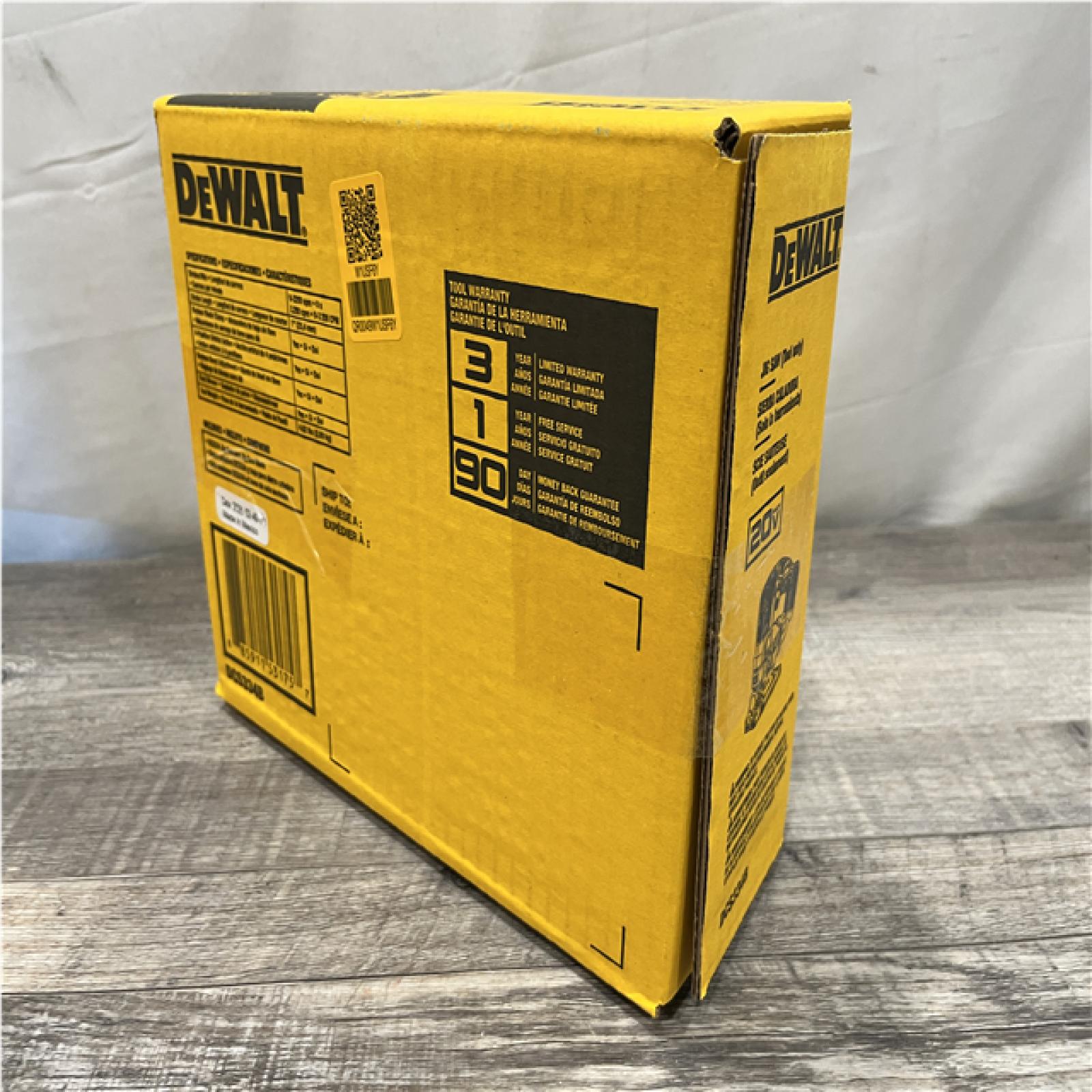 NEW - DEWALT 20V MAX XR Cordless Brushless Jigsaw (Tool Only)