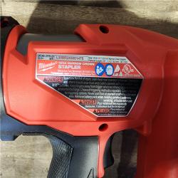 HOUSTON LOCATION - AS-IS MILWAUKEE FUEL 18-Volt Lithium-Ion Brushless Cordless 18-Gauge 1/4 in. Narrow Crown Stapler (Tool-Only)