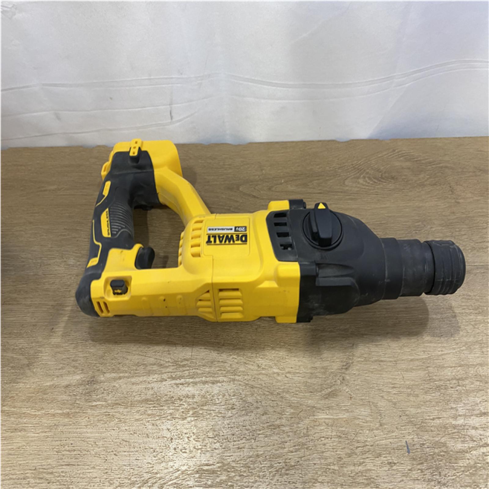 AS-IS DEWALT 20V MAX Cordless Brushless 1 in. SDS Plus D-Handle Concrete and Masonry Rotary Hammer (Tool Only)