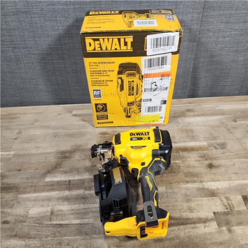 HOUSTON LOCATION - AS-IS DeWalt DCN45RNB 20V Max 15 Degree Cordless Coil Roofing Nailer (Tool Only)