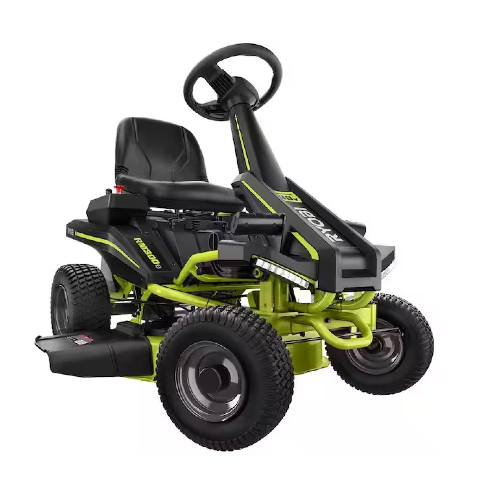 DALLAS LOCATION - RYOBI 48V Brushless 30 in. 50 Ah Battery Electric Rear Engine Riding Mower