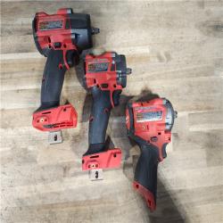 HOUSTON LOCATION - AS-IS MILWAUKEE 3 TOOL COMBO W/ (2) BATTERY & CHARGER