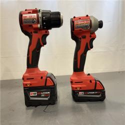 AS-IS - Milwaukee M18 18-Volt Lithium-Ion Brushless Cordless Compact Hammer Drill/Impact Combo Kit