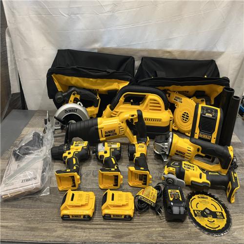AS-IS DEWALT 20-Volt Max Lithium-Ion (10-Tool) Cordless Combo Kit